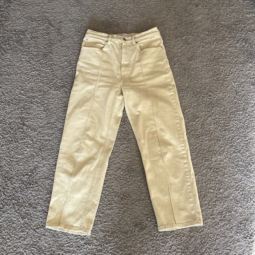 Everlane Way High Jean Green Tea